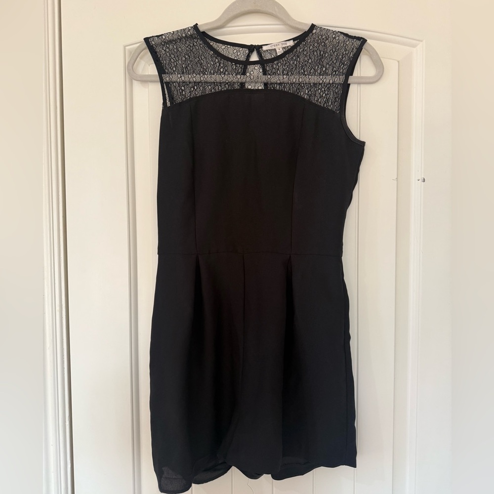 Chic Black Sleeveless Jumpsuit